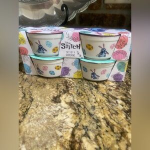 Disney STITCH Ramekin Set EASTER new!  Display, Charcuterie, desserts NEW
